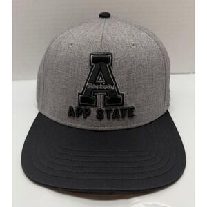 Appalachian State Mountaineers Hat Cap Fitted One Size Gray Top Of The World